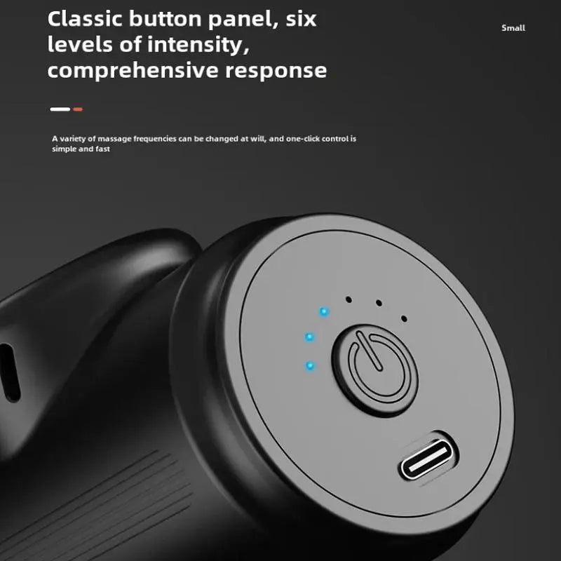 USB Rechargeable Electric Muscle Massager, Portable Handheld Body Muscle Massager, Deep Tissue Muscle Massager for Back, Neck, Leg, Waist