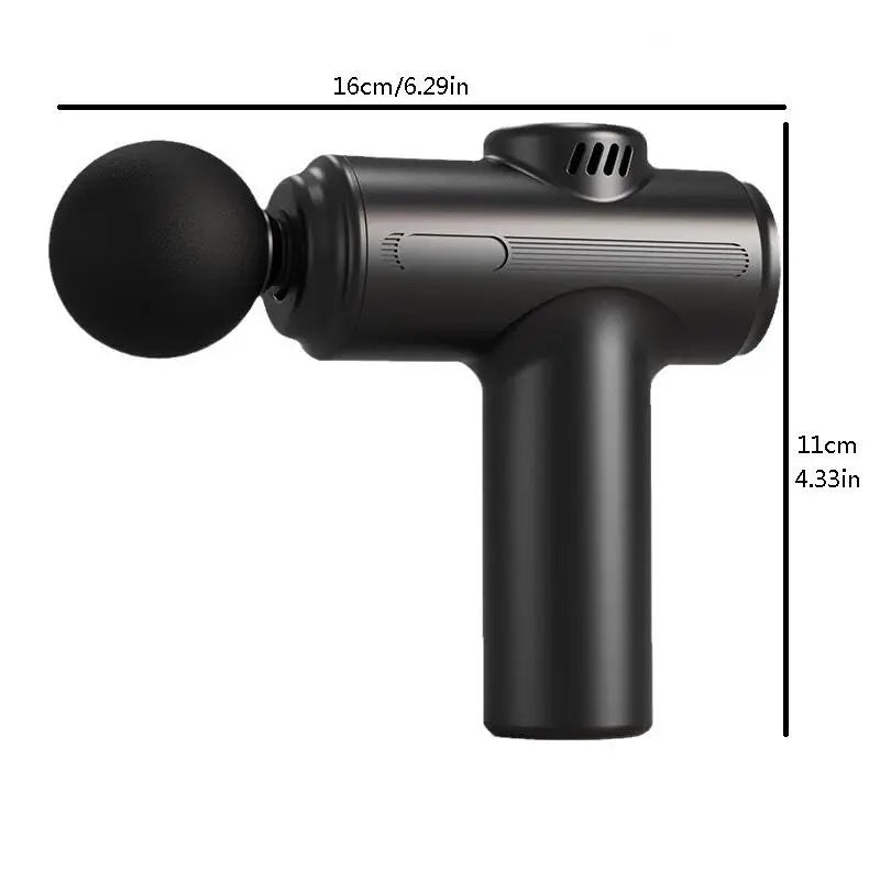 USB Rechargeable Electric Muscle Massager, Portable Handheld Body Muscle Massager, Deep Tissue Muscle Massager for Back, Neck, Leg, Waist